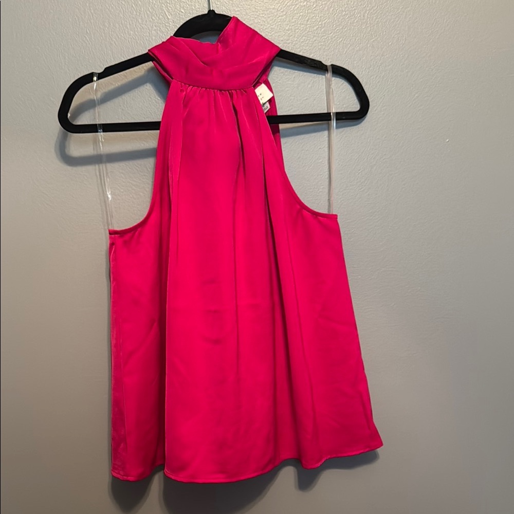 Elegant Pink Halter Top